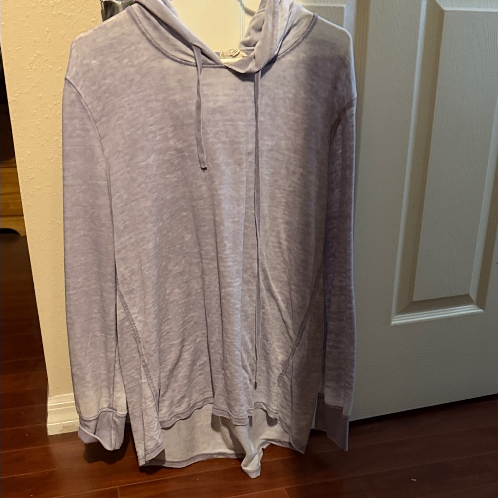 Light Purple Hooded Sweatshirt